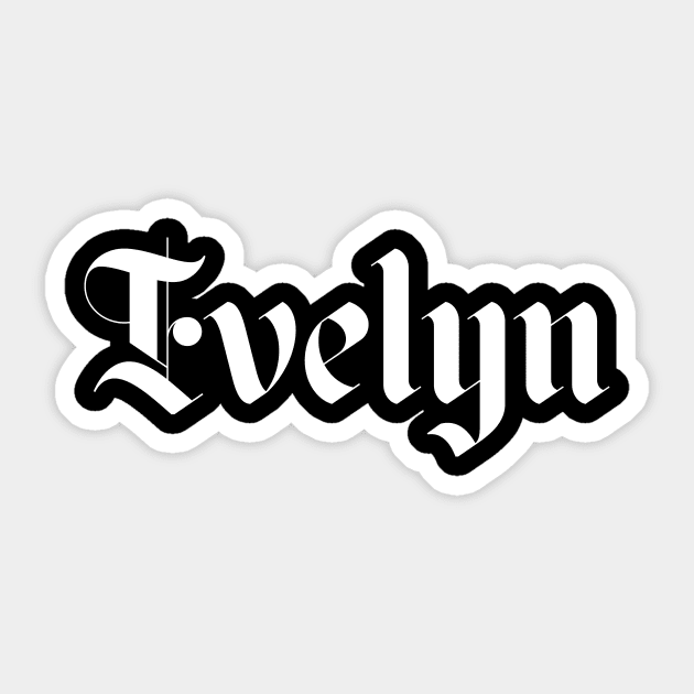 Evelyn Sticker by lkn